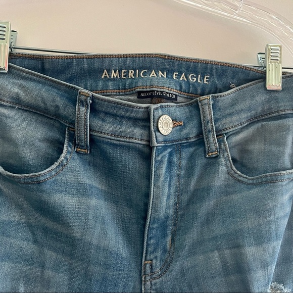 American Eagle Skinny Jeans Light Blue Size 6 - Picture 4 of 7